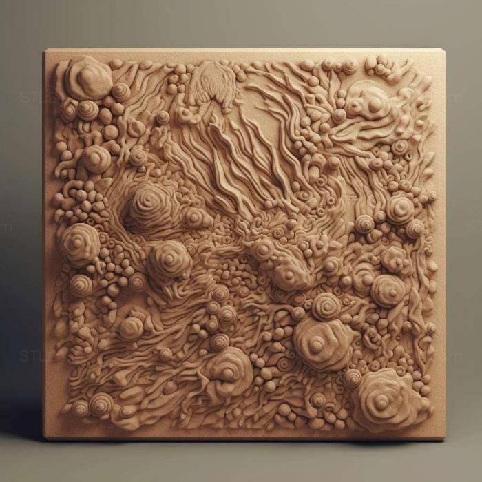 Patterns and decorations (Sponge 4, PATTERN_524) 3D models for cnc